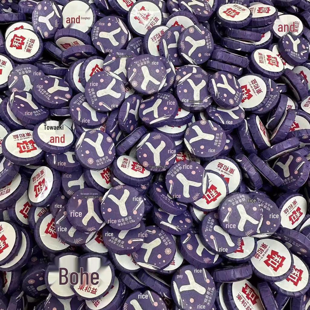 Assorted Mini Tea Cakes: 40 Varieties of Yunnan Pu-erh, Ripe, Glutinous Aroma, White, and Black Tea