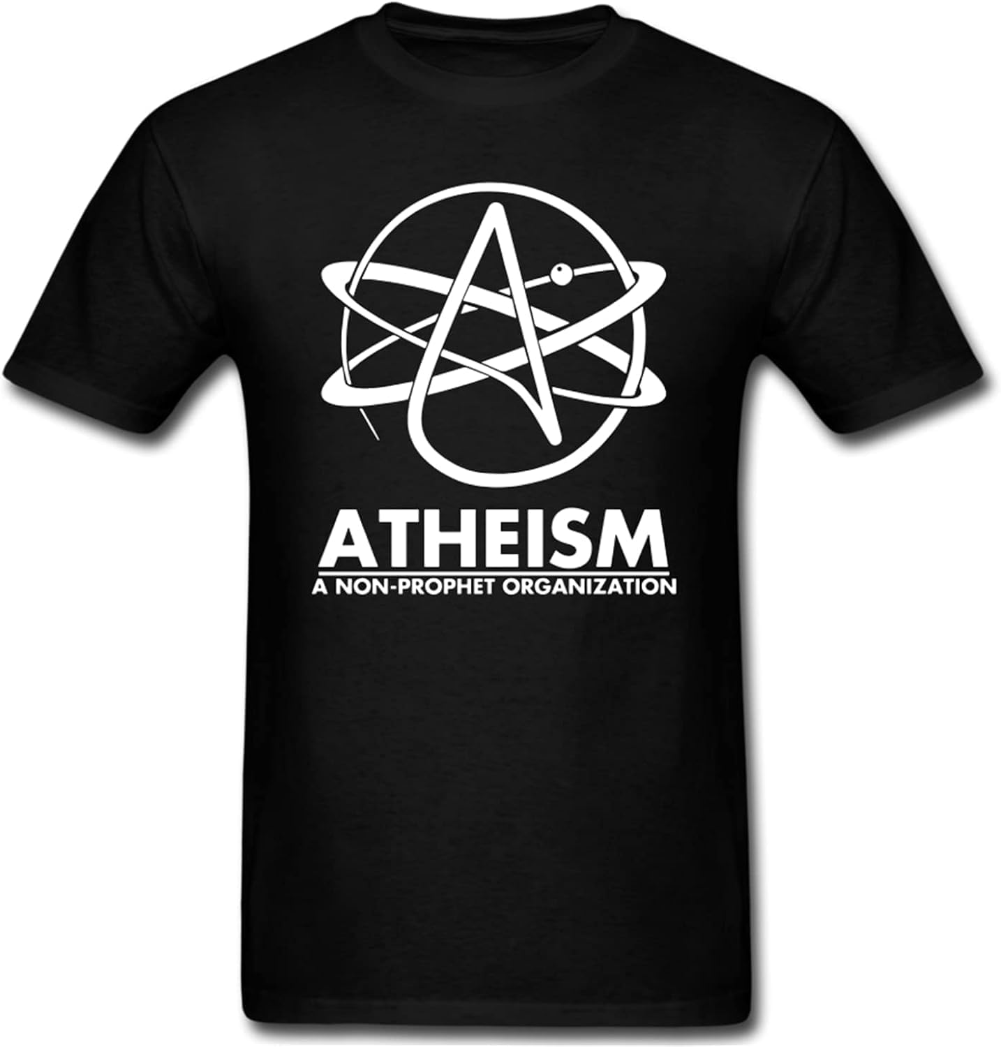 Atheism Atheist Anti Religion Tee Funny t Shirts for Men Long Sleeve Hoodie Tank top 3XL чёрный