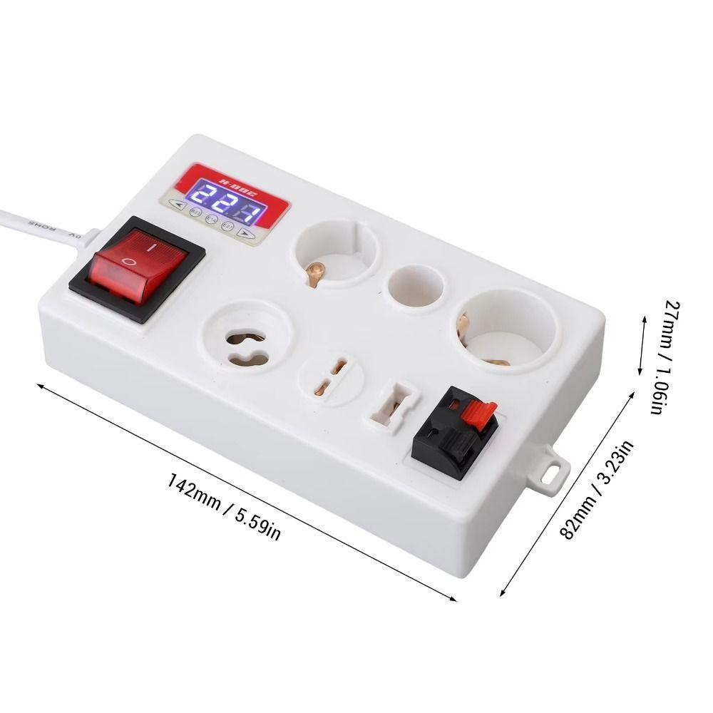 Accurate Measurement Lamp Tester Box Easy To Use Voltage Tester Electric Power Test