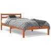 VidaXL Bed Frames Cherry Brown 75x190 Cm Solid Pine Wood 844137