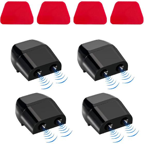 Wevdn 4 PCS Deer Whistles for Car, Avoid Collisions Save Deer Warning Devices with Waterproof Adhesive Tapes, Universal Animal Alert Accessories for