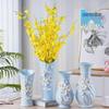 European Modern Ceramic Vase for Flower Arrangements - Ideal Home Decor for Living Room, Dining Table, or Coffee Table - Perfect Housewarming Gift