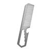 Titaniums Alloys Comb Camping Multifunctional Wrenches Ruler Bottle Openers for Camping and Outdoor Use