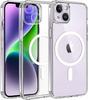 Magnetic Case for Magsafe for iPhone 14 Plus Clear Shock Case +Glass