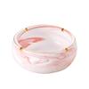 Nordic Retro Ceramic Ashtray - Large, Personalized, Trendy Blue Pink Design for Living Room