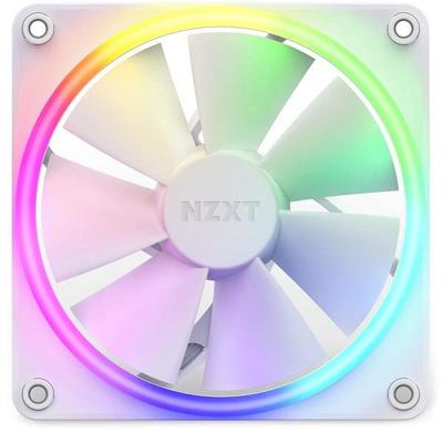 NZXT 2855 RGB Luminous Fan Case Fan Airflow Fan White RF-R12SF-W1 [120mm]