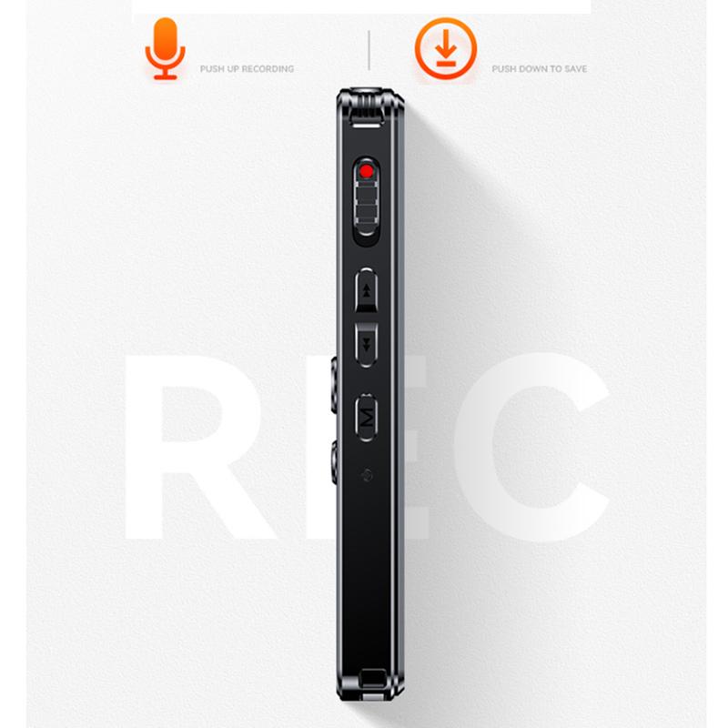 Vandlion V62 Digital Voice Activated Recorder Dictaphone Long Distance Audio Recording Mp3 Player Noise Reduction Wav Record