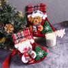 Socks Santa Sacks DIY Lovely Hanging Ornament Christmas Decorations Christmas Stocking Candy Bag