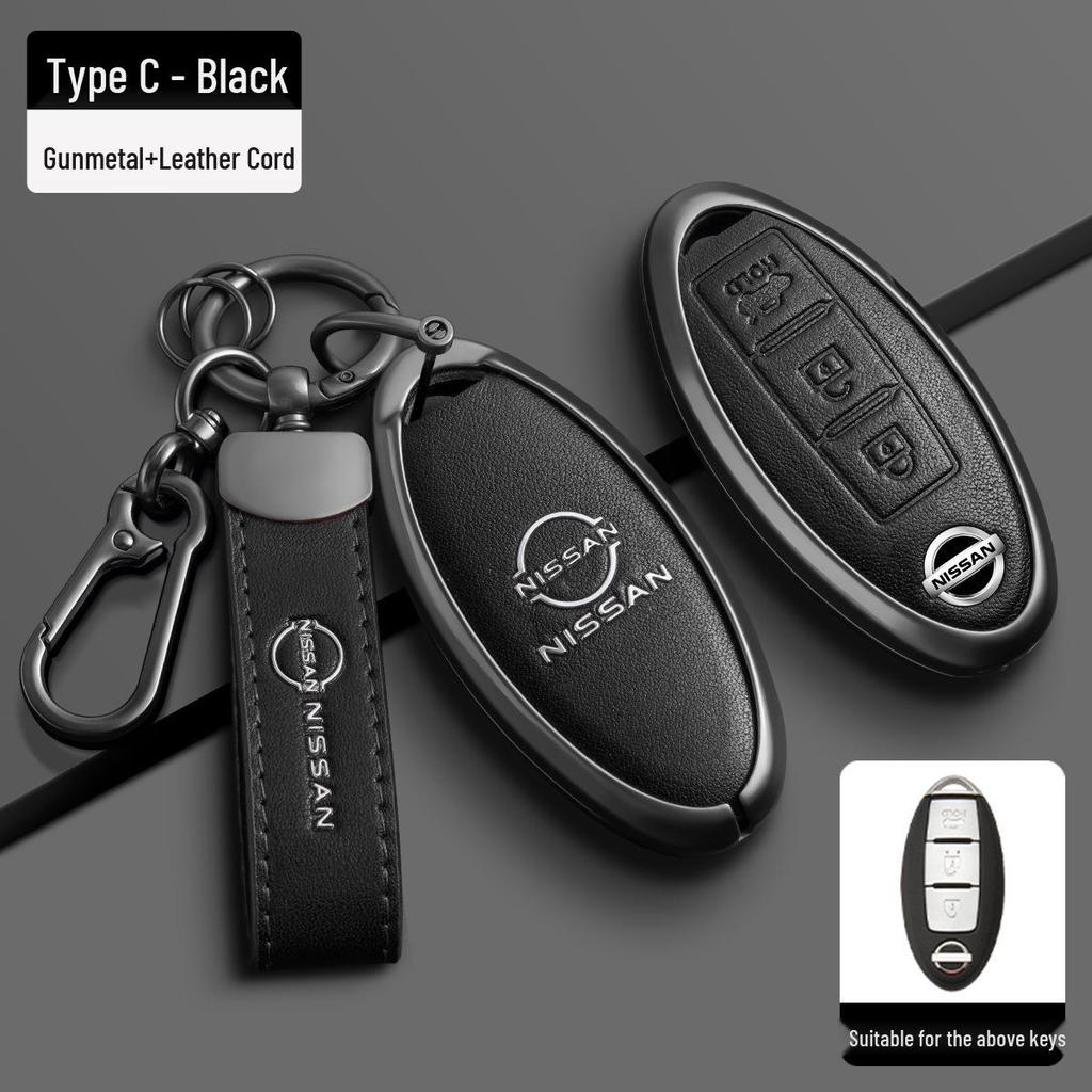 Nissan Sleuteletui - Past op X-Trail, Qashqai, Teana, Sylphy, Murano, Kicks, Tiida, Cima