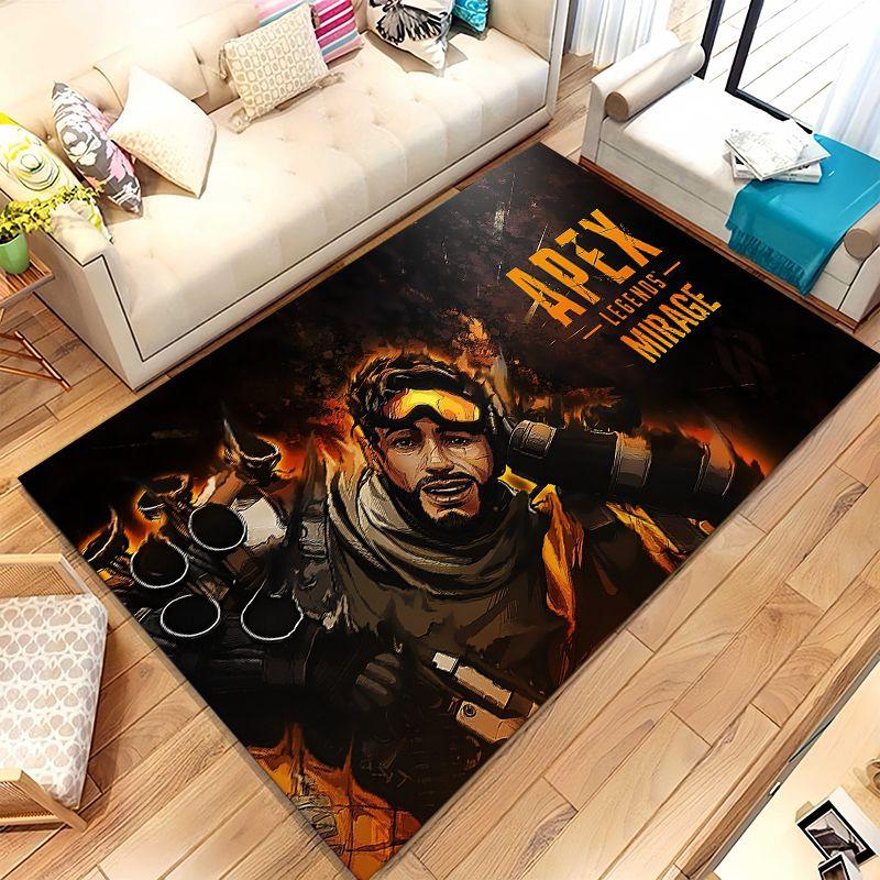 Game Apex legends Cartoon Living Room Non-Slip Area Rug Soft Carpet for Bedroom Kids Playroom Sofa,Home Decor Doormat Gift