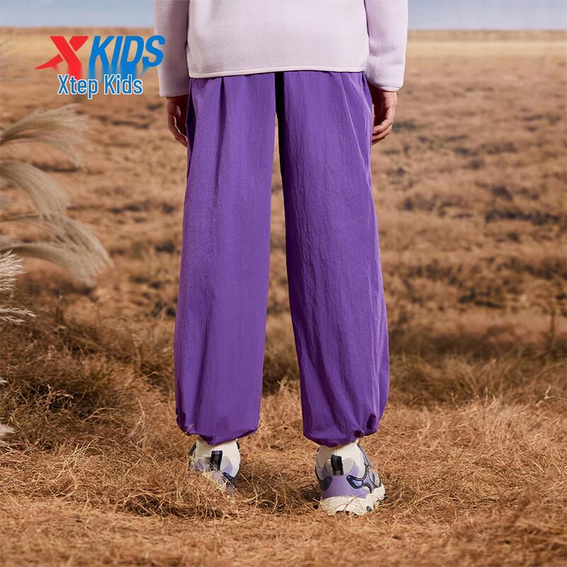Xtep Kids' Elastic Waist Flare Leg Casual Pants