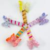 Cute Candy Color Telephone Wire Line Elasticity Rubber Band Elastic Butterfly Hair Rope For Kid Scrunchies Headbands Headwear