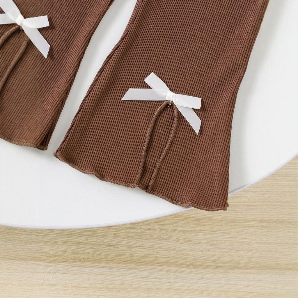 Kids Casual Long-Sleeve Set, Comfortable Daily Wear Outfits