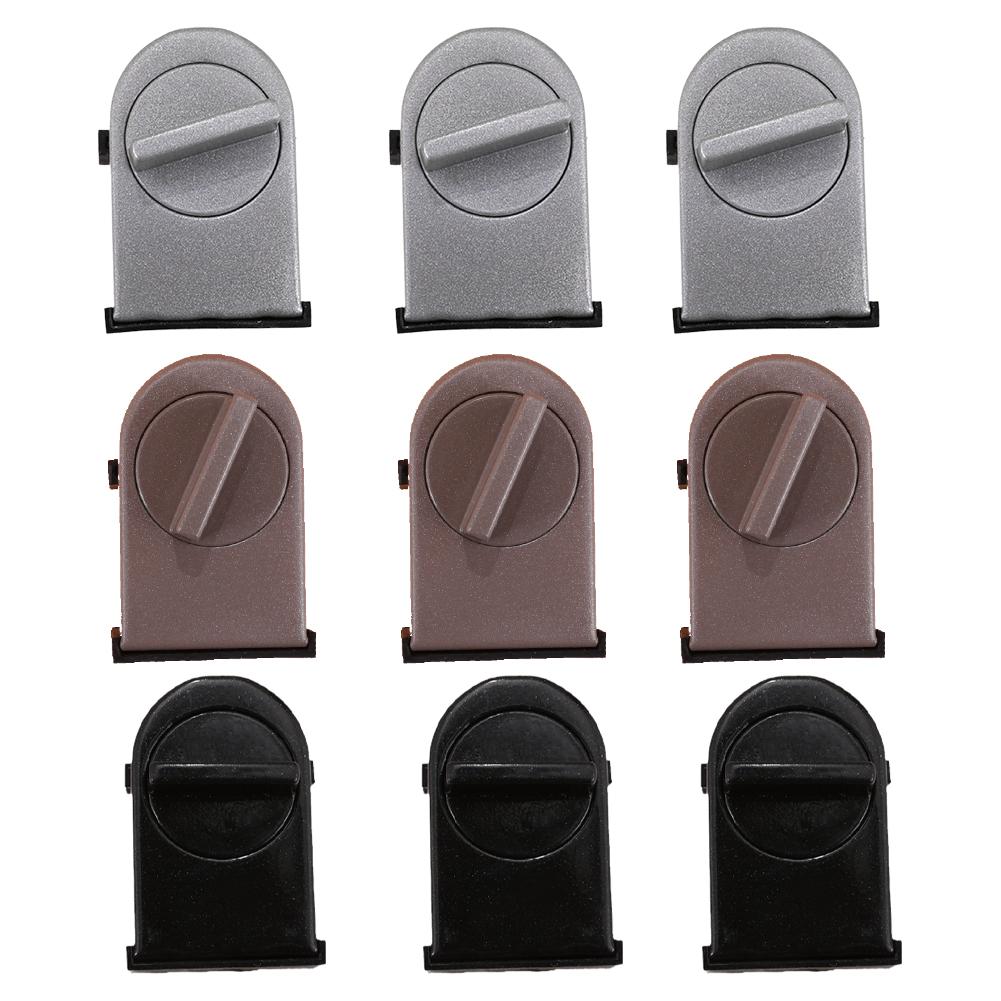 3 Stück Schiebefenstersicherungen Fenstersicherheitsschloss Verstellbares Metall Diebstahlsicherung Fallschutz Kindersicherung für Zuhause Bürogebrauch