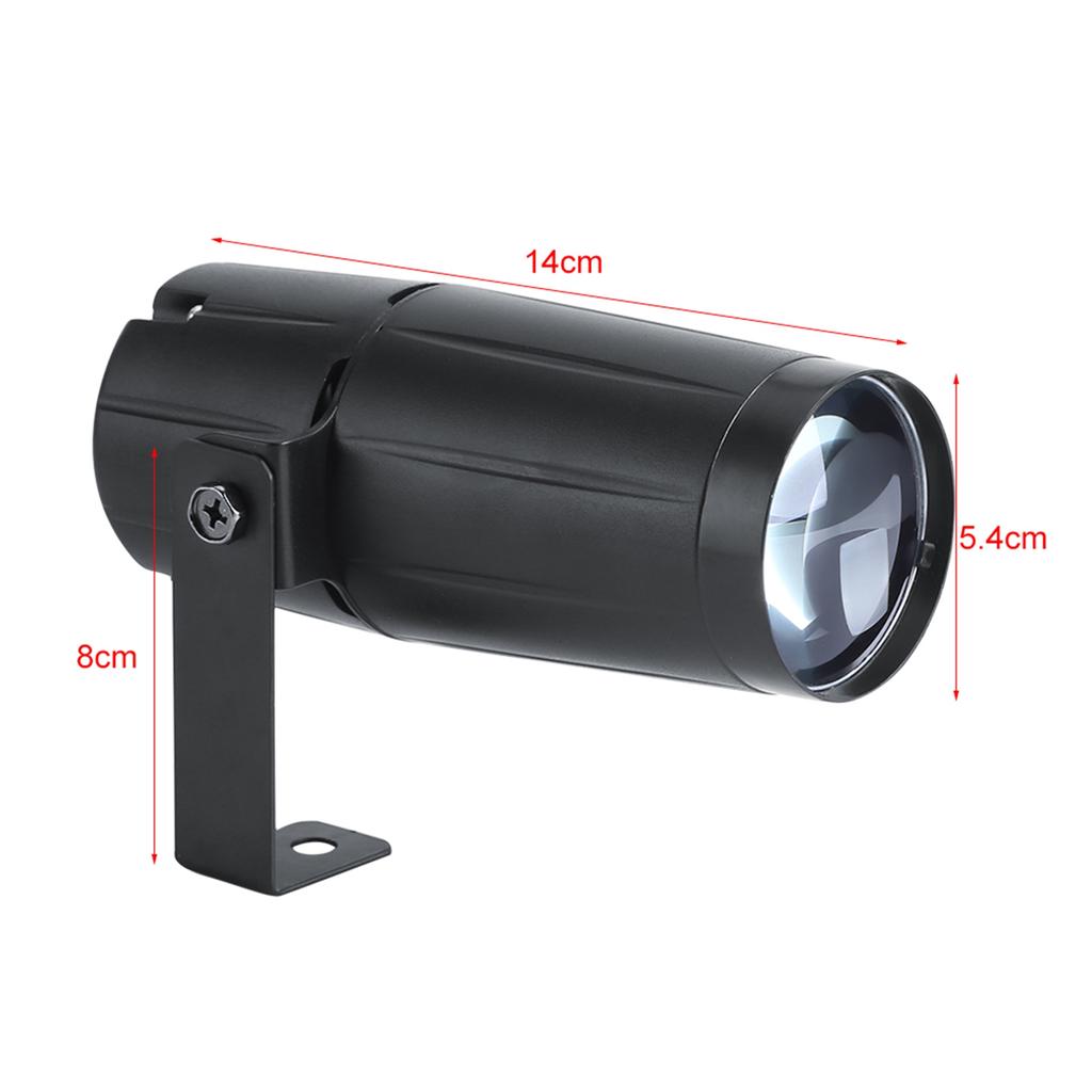 Spotlight a Fascio LED da 3W Luci Effetto per Palco Disco Pub Festa Luci Pinspot