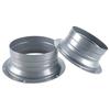 Metal Exhaust Duct Connector Flange 75-300mm Round Pipe Air Vent Connector High-temperature Resistant Air Vent Duct Flange