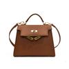 Premium bag palm pattern lock classic portable shoulder trendy women's bag