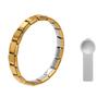 Original Italian Charm Y2K Diy Stainless Steel Bracelet Sliver Color Gold Color Black Color