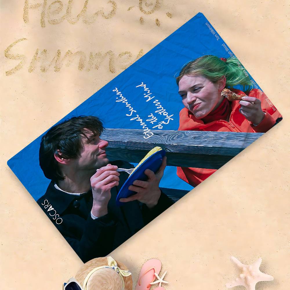 Eternal Sunshine Of The Spotless Mind Movie Bath Towel Microfiber Soft Water Absorbing Breathable For Kids Cartoon Beach Towel