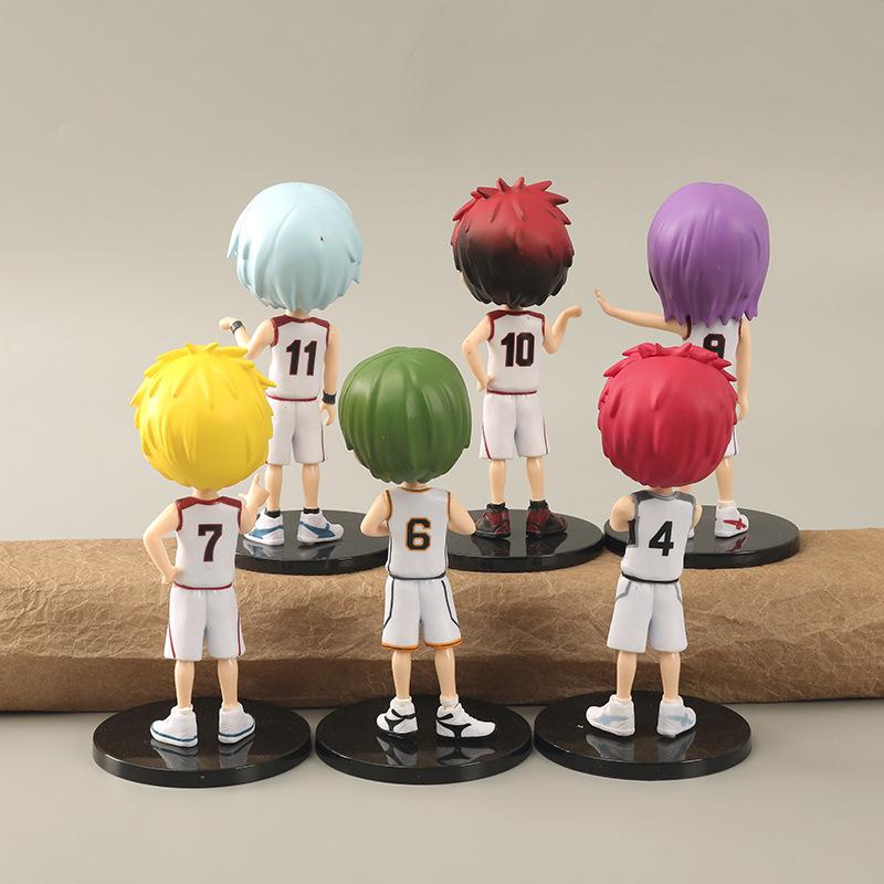 Anime Kuroko Basketball Actionfigur 6 Stile Weißes Uniform Kuroko Tetsuya Teppei Kagami Taiga Sammlerstück Spielzeug für Jungen Geschenk