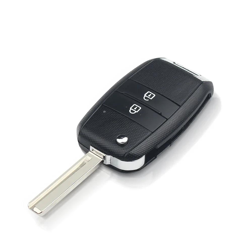 S Car Key Shell Case 2/3/4 Buttons For Kia K2 K3 K5 Ceed Rio Carens Cerato Sportage Optima Forte Toy40 Hyn14 Hyn18
