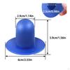 2 Pieces Pool Wall Plug Hose Water Blocking Black Long