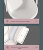 Adjustable Stainless Steel Commode Chair for Elderly and Pregnant Women, Portable with Bedpan