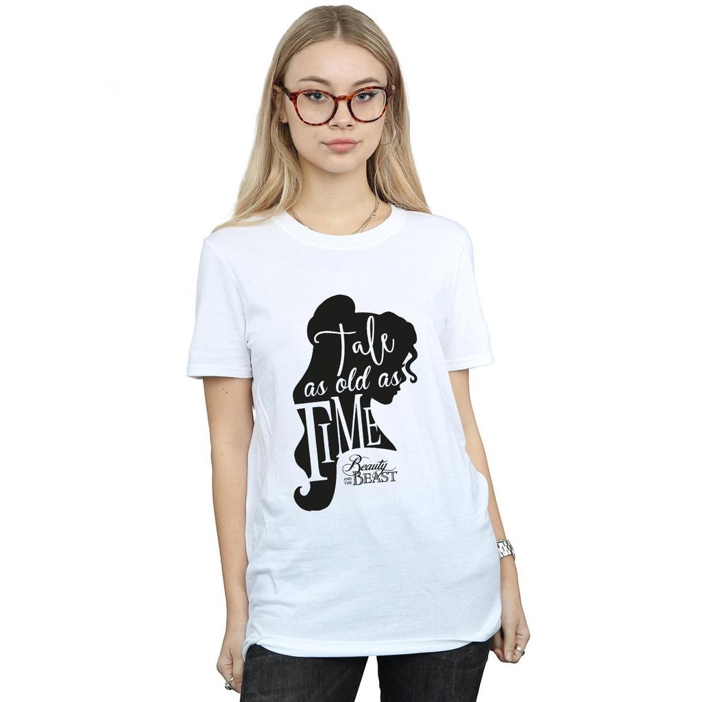 Disney Womens/Ladies Tale As Old As Time Cotton Boyfriend T-Shirt