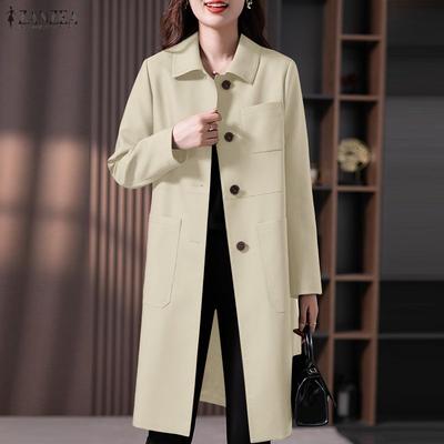 Damen Lässige Umlegekragen Einfarbig Langarm Dünne Strickjacke Tops