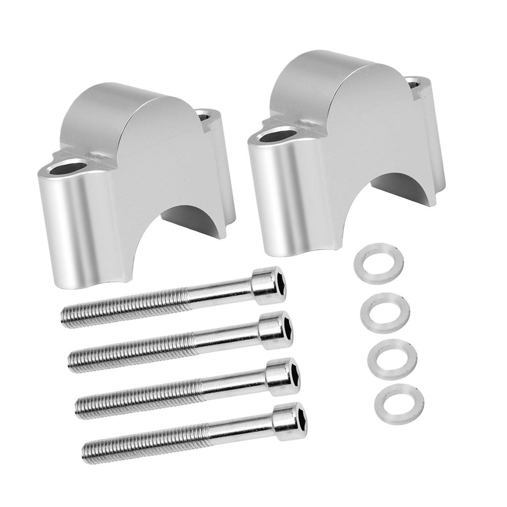 Motorcycle Handlebar Elevator Aluminum Alloy Risers Universal 22mm/28mm for Better Visibility Control Riding Comfort