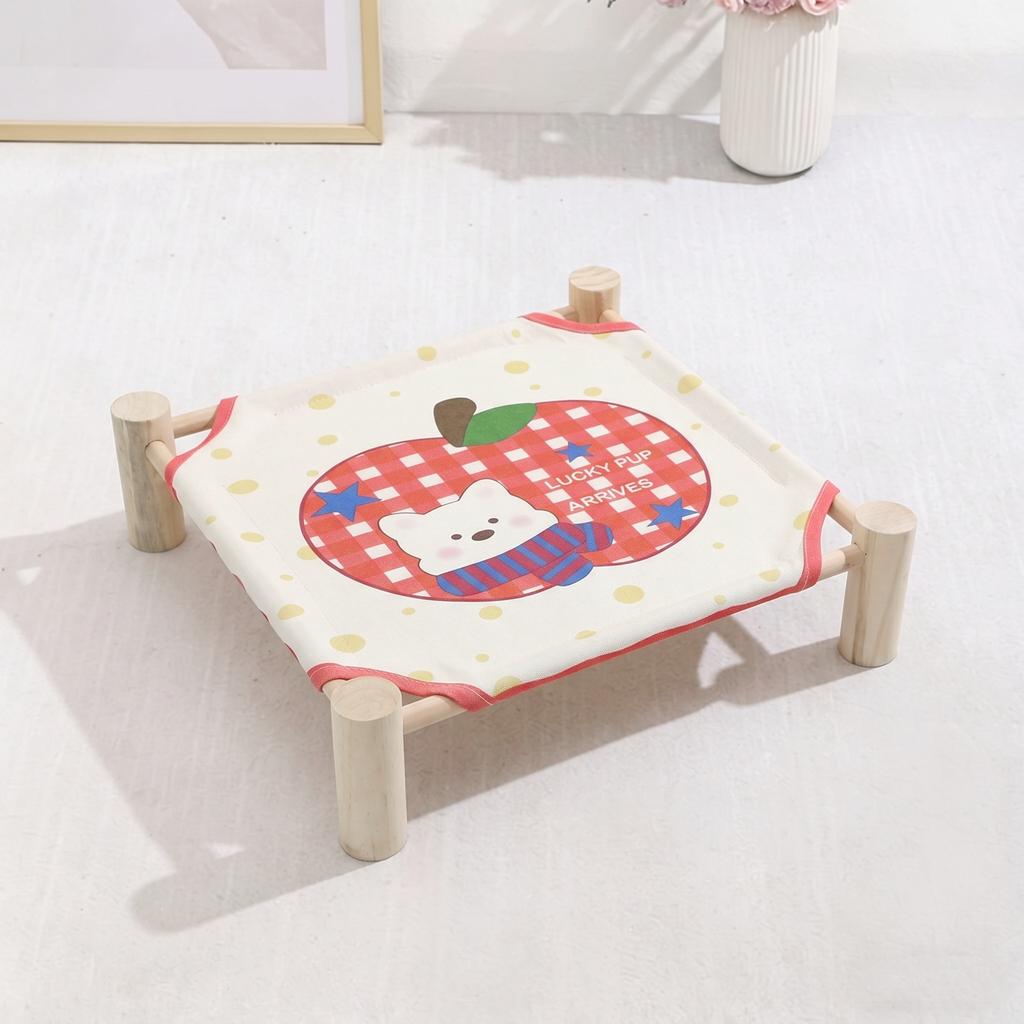 Removable and Washable Pet Camp Bed Kennel Small Dog Bed Universal in All Seasons Hanging Off The Ground Moisture-proof Cat Bed