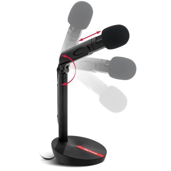 Microphone Filaire - Spirit of Gamer - Eko - Omnidirectionnel - USB 2.0 - 140 cm de câble