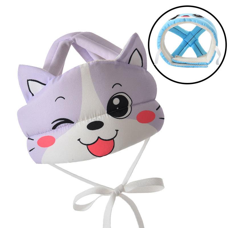 Dětská bezpečnostní přilba Ochrana hlavy Pokrývka hlavy Batole Protipádová podložka Kreslený Prodyšný a nastavitelný Děti Učí se chodit Čepice