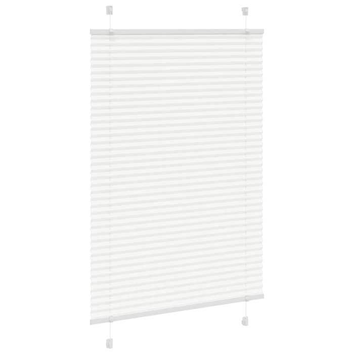 VidaXL Store plissé blanc 95x100 cm largeur du tissu 94,4 cm polyester, store plissé de fenêtre, store accordéon, store 4015482