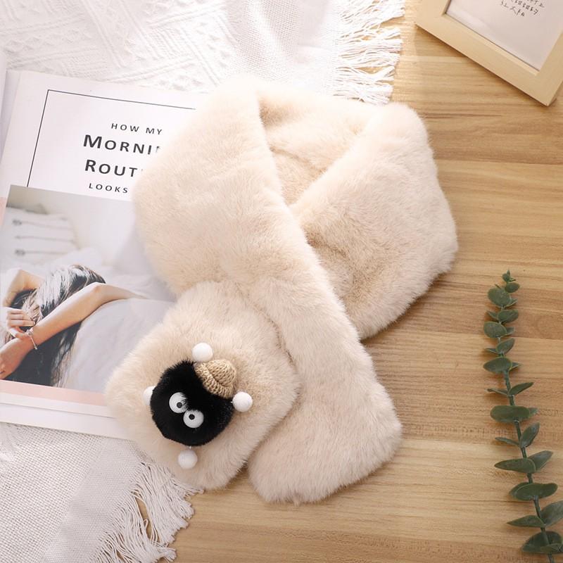 Soft Fleece Winter Scarf Men Women Warm Breathable Stylish Plain Printed Neck Wrap In Multiple Colors