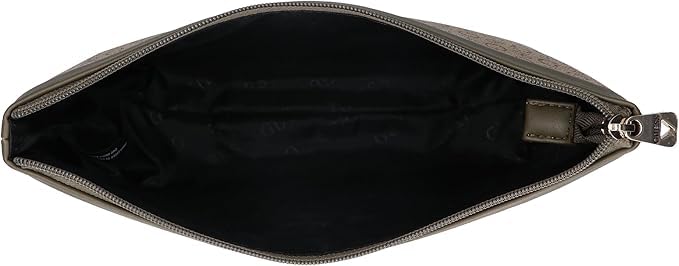 Guess Crunch S9053959 Bag, Men's/Women's Pouch, Black/Brown, (Brown)