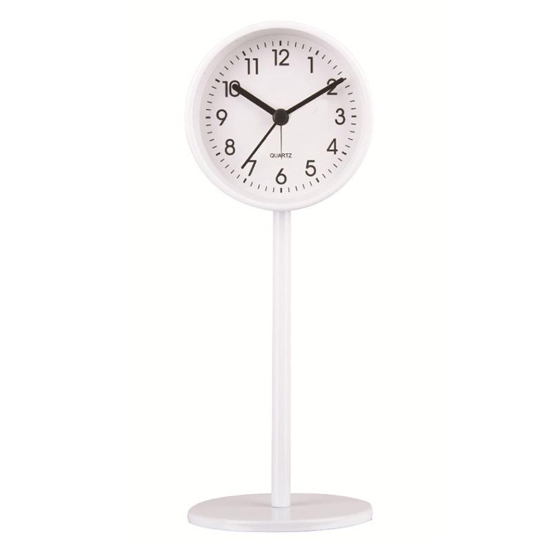 Minimalist Alarm Clock Simple Nordic Style Student with Silent Bedside Clock Creative Desk Ornament Personalized Small Seat Clock