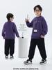 Boys' Thick Velvet Hoodie - 2025 Winter Collection: Warm, Trendy Long Sleeve Round Neck for Kids