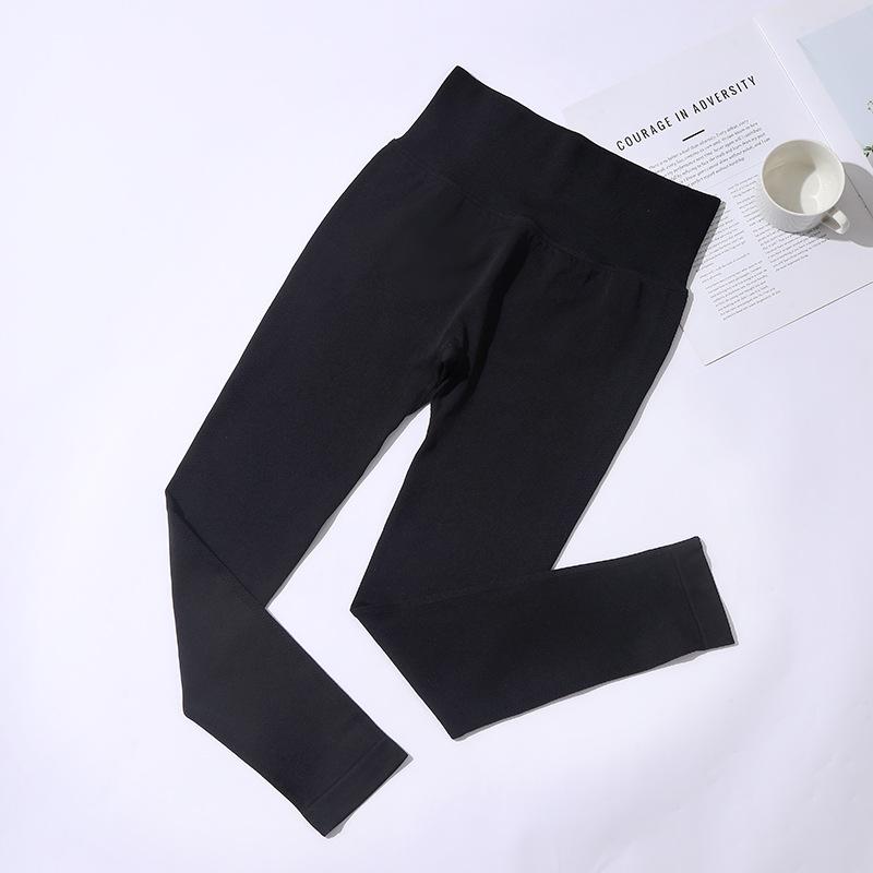 Women's High Waist Tummy Control Slimming Shark Skin Pants - Breathable, Elastic, Cropped Sports Base Layer