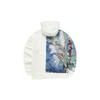 FILA X Van Gogh Museum Logo Print Color Block Sports Knit Sweatshirt Women sweatshirts Cloud-White F11W218214F-WT