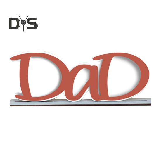 Father's Day Acrylic Photo Frame DIY PaPa Dad Letter Picture Frame Holder Table Sign Desktop Decoration Dad Grandpa Husband Birthday Festival Gift