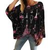 Women's Christmas Print Knitted Sweater Cardigan