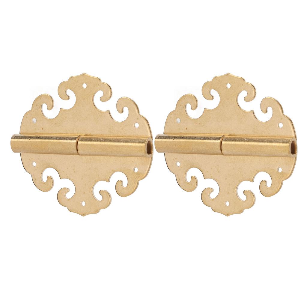 Antique Door Hinges Durable Brass Glossy Classic Antique Style Widely Used Gold Cabinet Hinges for