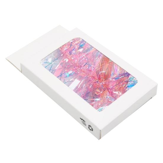 Nail Art Glass Film Paper Holographic Transfer Foil Decal Sticker Manicure Decor