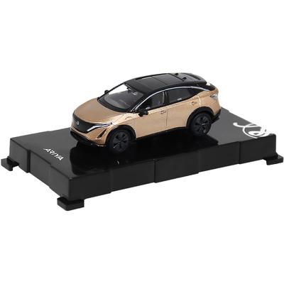 Paudi Model Ariya 2023 schaalminiatuurauto afgewerkt goud 1/64 collectie, product,