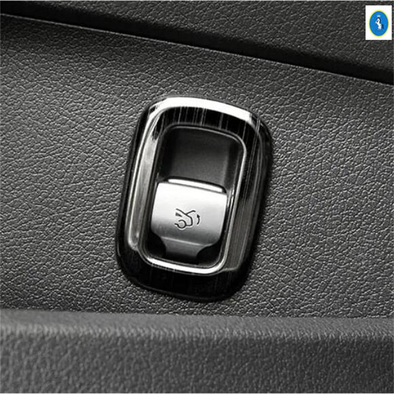 Glänzender Stil/Schwarzer Stil Heckklappen-Steuertasten-Abdeckung Zierleiste Passend für Mercedes-Benz C-Klasse W206 -2025 Autozubehör
