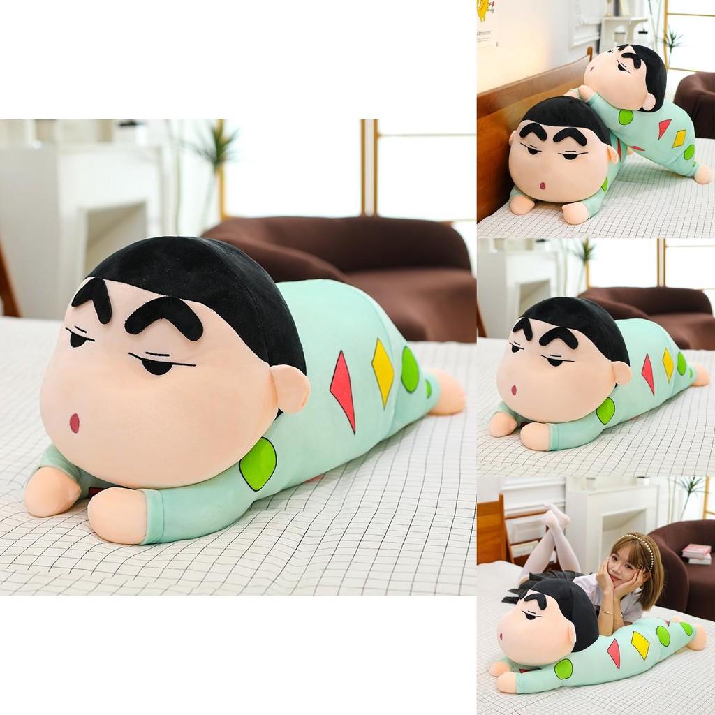 Crayon Shin Chan Sleeping Pose Plush Cartoon Soft Bed Decor Gift For Kids