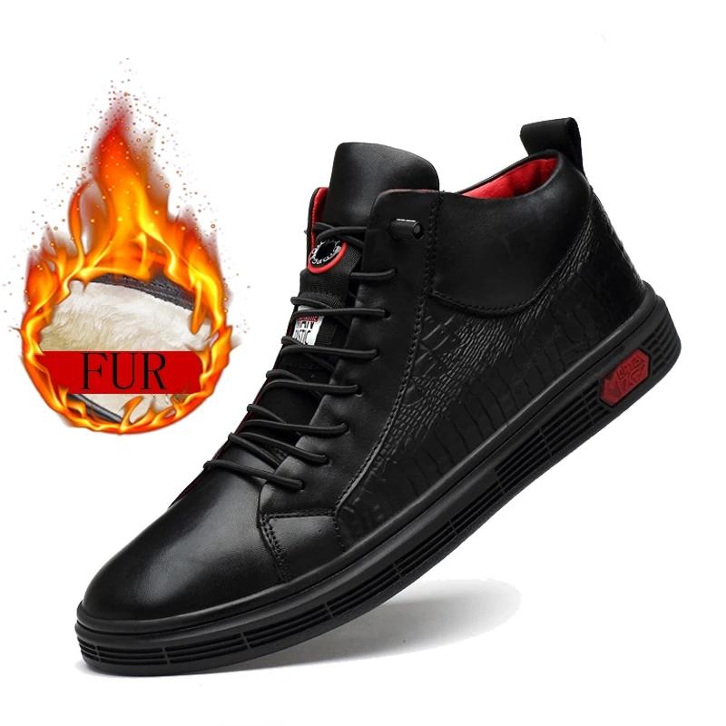 

Мода Италия Дизайнер Мужские Натуральная Кожа Повседневные Ботинки Черная Коровья Кожа Мужская Обувь Тренд Красивые Ботинки Челси Зимняя Обувь от Снега Мужская 47