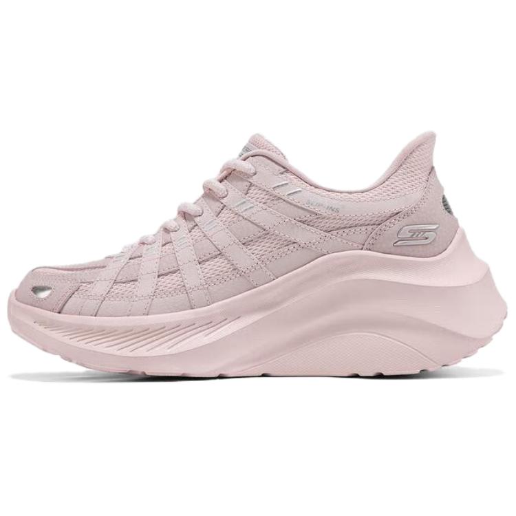 Skechers Bobs Sport Comfortable Versatile Low-Top Training Shoes Women sneaker Light-Pink 117527-LTPK 35.5
