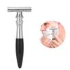 Shaving Razor Double Edge Blade Retro Safety Razor Stainless Steel Men Manual ShaverBlack